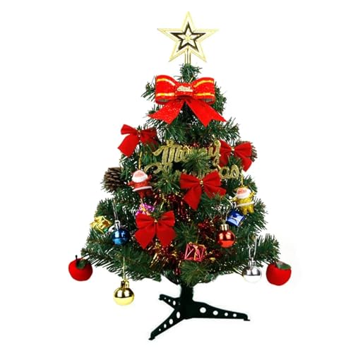 IOSIX Kerstboom, For Thuis 30/45/60 Cm Tafelblad Kunstmatige Kerstboom Met Led Verlichting Navidad Kerstbomen Met ornamenten Geschenken Festival Benodigdheden Decoratie Feestelijke Bomen (Size : 30 cm, Kl