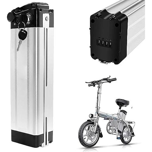 GeMeci Elektrische Fiets Lithium Batterij 36V 8Ah 10Ah 15Ah Li-Ion Batterij met Oplader Ingebouwde BMS voor Vouwfiets Scooter Batterij 50W 200W Motor Elektrische Fiets Batterij 36V,15AH