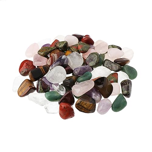 NKlaus 500 g trommelstenen mix 15-25 mm helende stenen edelstenen sierstenen decoratie 14688