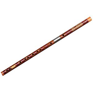 FURLOU Chinese Muziekinstrument Dizi Professionele Bittere Bamboefluit Volwassen/Kinderen/Beginners Fluit(Color:C)
