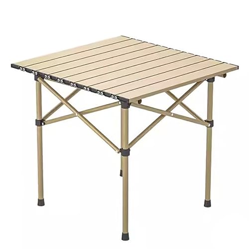 GAUDIO Klaptafel, Kampeertafel, Opklapbare Kampeertafel, Kampeertafel voor Buiten, Twee Maten, Geschikt voor Kamperen, Wandelen, Backpacken, Buitenpicknick (Size : Small)