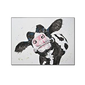ZOKITA Canvas poster 30 * 50cm Senza Cornice Animale ad acquerello di mucche poster di arte moderna e stampa di immagini di arte murale Arredamento moderno della camera familiare