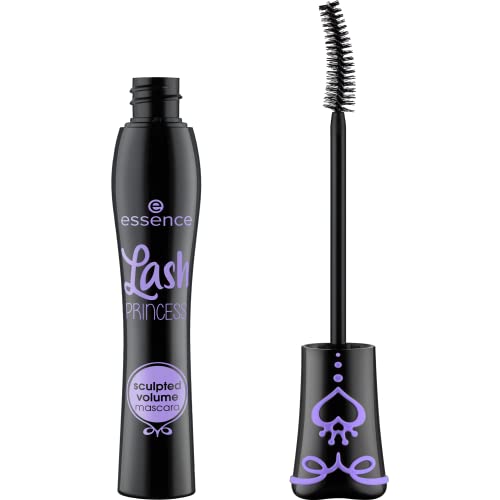 essence cosmetics essence Lash PRINCESS sculpted volume mascara, zwart, volumegevend, definiërend, veganistisch, zonder microplastic deeltjes, zonder nanodeeltjes, zonder parfum, 1 verpakking (12 ml)