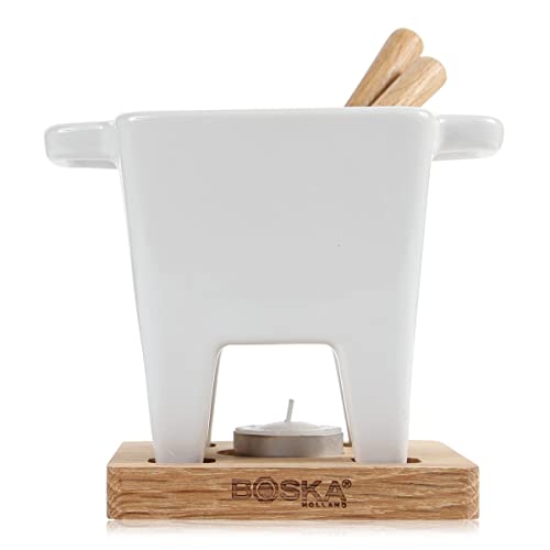 BOSKA Tapas Fondue Bianco 300 ml Kaasfondueset voor 174 gram Kaas