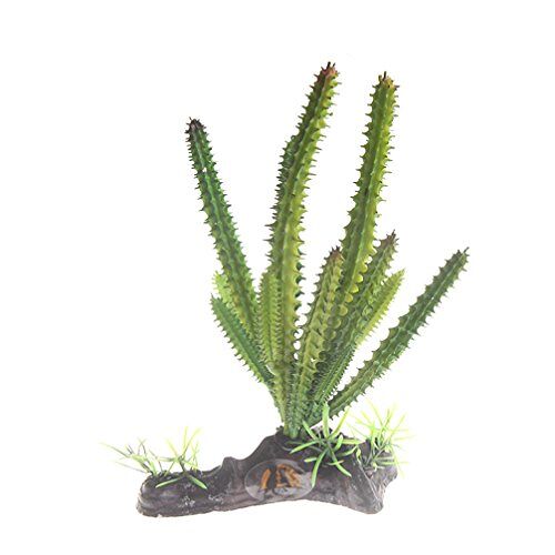 emours Cactus Plastic Plant Aquarium Ornament Vissen Tank Woestijn Reptiel Decoratie