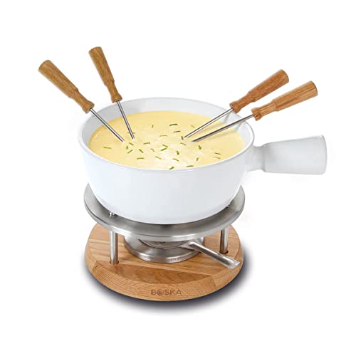 BOSKA Fondueset Bianco Kaas fondue voor 875 gram Kaas 1,3 L