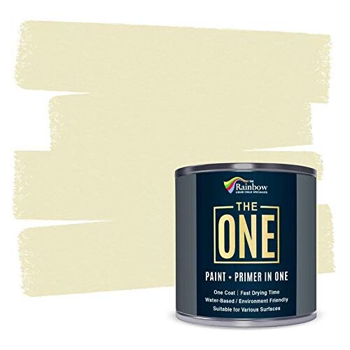 The One Paint – satijnen afwerking – multi-oppervlakteverf, 1 l, crèmekleurig