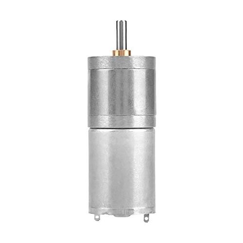 DEWIN Motor, 12 V snelheid motor 12 V-370 25 GA, metalen Gear lage snelheid, motor voor elektronisch slot (12 V, 100 rpm)