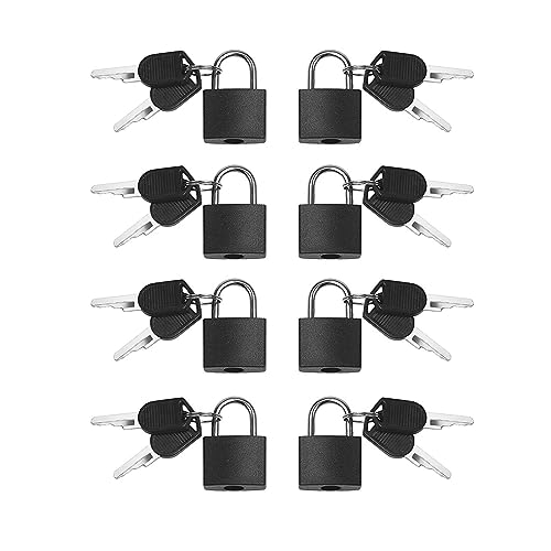 Bsowte Pack Sloten Klein Hangslot met Sleutel Bagage Gym Locker Lock Mini Kleurrijk Hangslot voor Outdoor School Thuis B