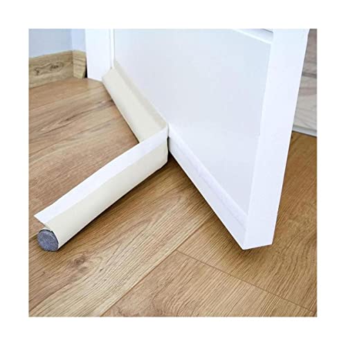 ZlyxLzq Werkbladrandstrip, MDF-wandpanelen Deurafdichting Deuronderafdichtingsstrip Deurafdichtingsafdichting Akoestisch schuim onder akoestische isolatie Afdichtingsstrip Raamafdichting (Color : Whi)