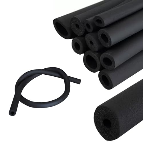 YHDZWY Buisisolatie Schuimbuis Elastomere Buisisolatie, Schuimbuis Voor Winterbuitenbuizen, Irrigatiebuizen, Sprinklers, Tappen, Waterverwarmerbuizen ID 20mm ~ 110mm ( Size : ID110mm x T20mm )