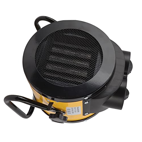 Airshi Elektrische Terrasverwarmer 220V EU-stekker Praktische 2000W Elektrische Verwarming voor Woonkamerkas (YELLOW)