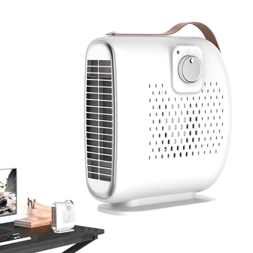 Kazuko Kamerverwarming, Elektrische bureauverwarmer, Herbruikbare energiezuinige verwarmingstoestellen met twee windsnelheden voor badkamer, huis en kantoor