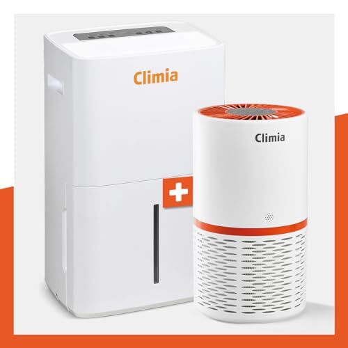 Climia CTK 240 Elektrische bouwdroger + CLR 250 luchtreiniger – 99,9% filtervermogen in bundel