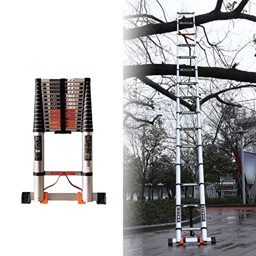 BOYUE Telesladder Professionele telescoopladder, 7,2 ft/9,8 ft/12,5 ft/15 ft/16,5F/19Ft/20,3ft hoge trapladders, draagbare uitbreidingsladders voor elektrisch werk / 6,2 m