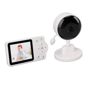 Trisar Draadloze Huisdiercamera Gecodeerde Digitale Signaaloverdracht 2,8 Inch LCD-scherm 100 Tot 240V Babyfoon Temperatuurbewaking voor Thuis (EU-stekker)