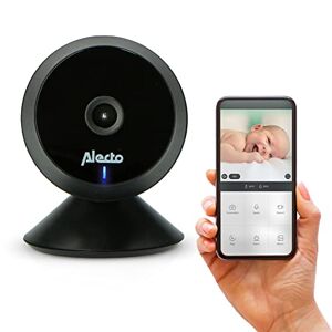 Alecto Babyfoon met Camera en WiFi/WLAN SMARTBABY5BK Video Babycamera met Nachtzicht Baby Monitor Indoor met Intercom en App Bedienbaar Zwart