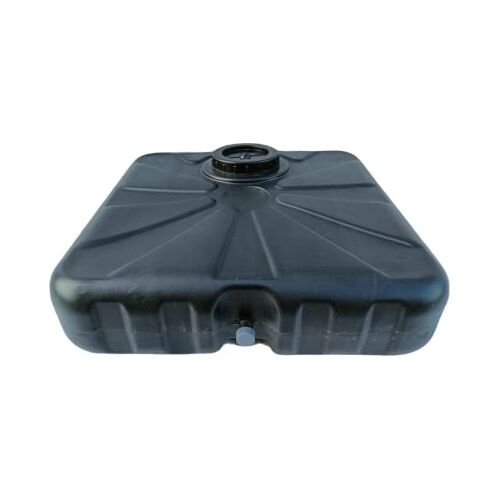 Varile Tuindouche van PE-kunststof, 50 liter, inclusief douchekop, waterreservoir voor de tuindouche, waterreservoir