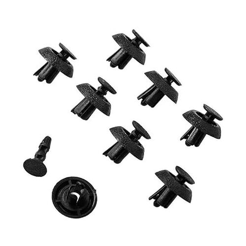 Jyving 100Pcs Auto Plastic Push Clips en Bevestigingsmiddelen Auto Push-Type Bevestigingsmiddelen 90467-07211 B22