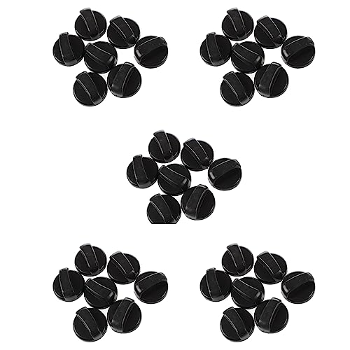 Daconovo 35 stuks draaischakelknoppen voor gasfornuizen zwart met 8 mm gat voor de keuken