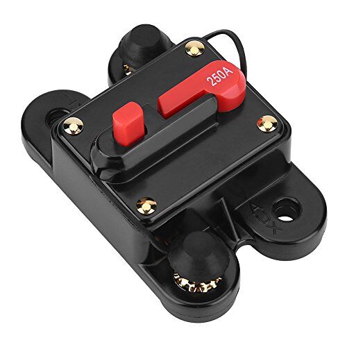 YWBL-WH DC 12V Stroomonderbreker voor Auto Marine Boot Fiets Stereo Audio Reset Zekering 250A, Onderbreker