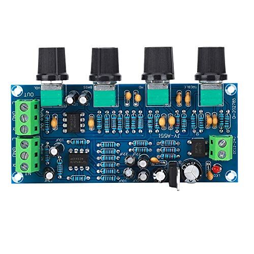 YWBL-WH Audio Versterker Board NE5532 Pre-Versterker Tone Board Volume Tone Control Board Kits HiFi Versterker voor Volumeregeling (Board)