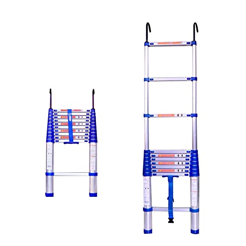 BOYUE Telesladder Professionele Telesladder voor Indoor & Outdoor, 6.6/8.5/9.5/10.5/12.5/13.5/14.4/15.4/16.7/18/19.4/20.7 Ft, Stabiele Huishoudelijke Stap Ladders/3.8M/12.5Ft