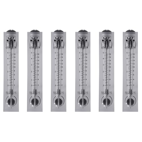 Bakemoro 6X 0.5-5 GPM 2-18 LPM Waterstroom Panel Mount Type Debietmeter