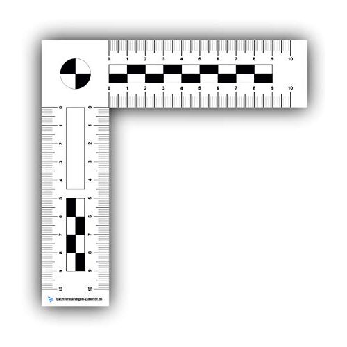 Sachverständigen-Zubehör.de Expert accessoires plaats delict liniaal hoek   MAGNEET   Taxateur apparatuur voor taxateurs   Gap-liniaal en meetinstrumenten voor taxatie van onroerend goed   Expertise auto's voertuigen
