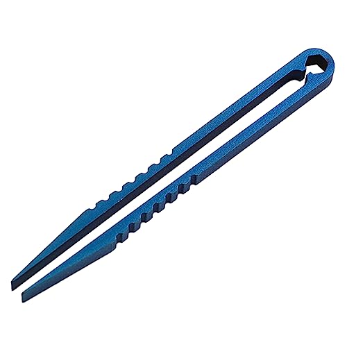 TONXX Titanium pincet, mini-klempincet van titaniumlegering, survivalgereedschap voor outdoor reizen, kamperen, wandelen, thuis