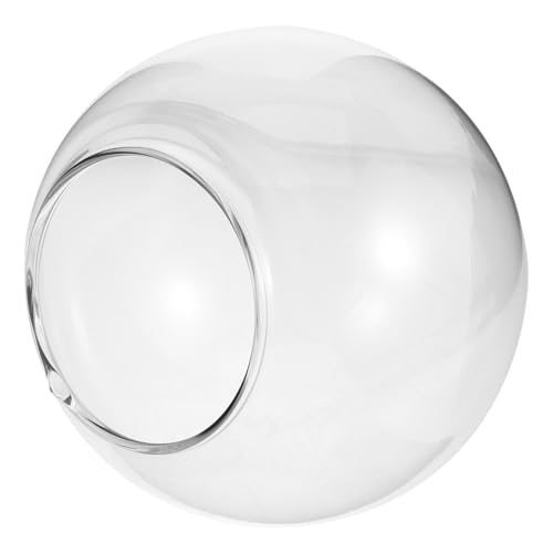 GeRRiT Glazen lampenkap Bubble glazen kap Cilinder lampenkap Moderne lampenkappen Globe gloeilampenhoezen Globe lampen Globe glazen lampenkap lichte schaduw halve cirkel wandlampenkap/359 (Color : As Shown