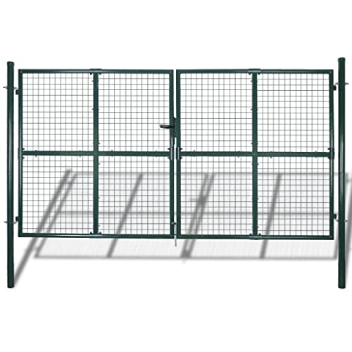 AIJUUKJP Hardware hekwerk & barrières poorten-tuin gaas poort hek deur wandrooster 289 x 175 cm