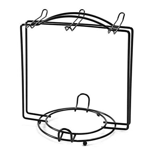 WBTY Mok houder Stand, Thee Cups Display Stand, Thee Cups Rack Anti-Rust Coated RVS Stand Houder Rack, Thee Set Display Stand Zwart