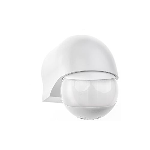 HUBER MOTION 3 infrarood bewegingsmelder 180° binnen/buiten bewegingsmelder IP44 I 230V bewegingsmelder LED geschikt, horizontaal/verticaal verstelbaar, wit