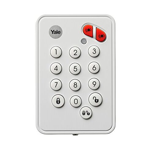 Yale EF-KP Easy Fit Alarm Remote Keypad, Wit, DIY Friendly, Accessoire voor SR & EF Alarmen