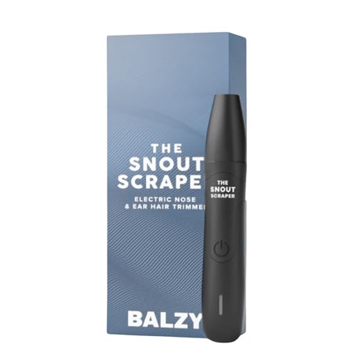 BALZY SnoutScraper Neustrimmer Oplaadbaar Oortrimmer Afspoelbare kop Waterdicht- Veilig Mannen & Vrouwen Neushhaartrimmer