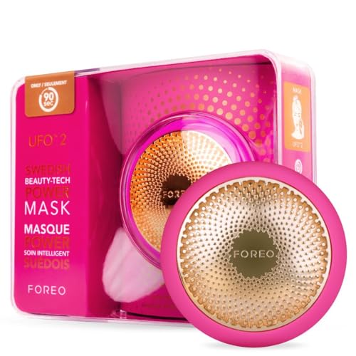 Foreo UFO 2 Intensieve gezichtsbehandeling 2 minuten Thermotherapie, Cryotherapie, LED-Lichttherapie, Fuchsia