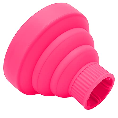 Naroote Opvouwbare Föhn Diffuser, Draagbare Föhn Diffuser Föhn Diffuser voor Salon voor Thuis(roze)