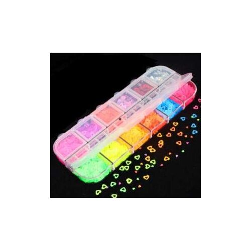 SONAILSOFRENCH Nageldesignset, neon harten