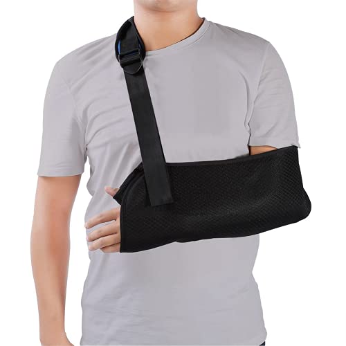 Uxsiya Arm Sling Ademende Arm Schouder startonderbreker Schouder Rotator Cuff Gebroken arm beschermer voor volwassenen