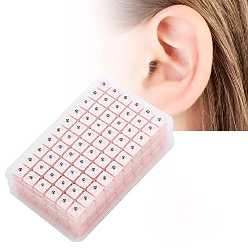 Sonew 1800 Counts Acupunctuur Oor Zaden Massage Oor Stickers Bonen Acupunctuurpunt Massage Patches (Roze)