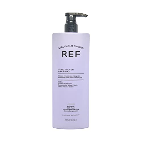 REF Cool Silver Shampoo 1000 ml Zilvershampoo vrouwen Voor Gekleurd haar/Grijs haar