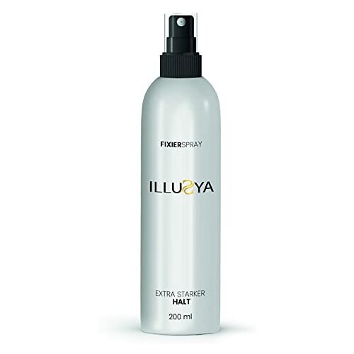 ILLUSYA fixeerspray voor haarvezels. Haarspray voor speciale fixatie van Hair Fibers. Bescherming tagen wind en regen.200 ml