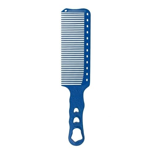 GUYANA Kam kapsalon, haarverf kam, haarverzorging borstel, golf tandenborstel, styling tool brede tandkam (kleur: blauw)