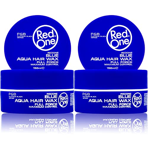 Red One 2 x Rode Een Blauwe Aqua Haarwas 150ml
