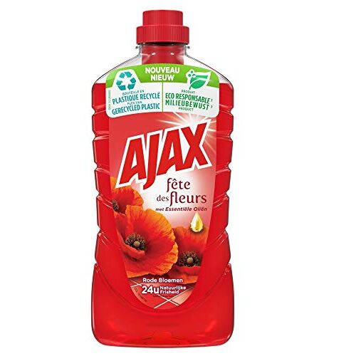 AJAX Allesreiniger "Rode Bloemen" 8-pack (8 x 1 liter)