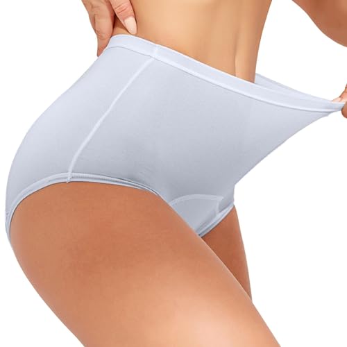 Novent Menstruatieslipjes voor dames   Lichaamsvormend ondergoed met hoge taille,Hoge elastische lichaamsvormende slip voor fitness, werk en bruiloften