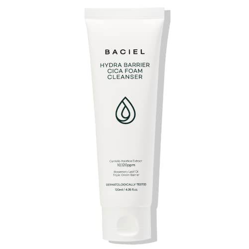 BACIEL Hydra Barrier Cica Foam Cleanser (CICA gezichtsreiniger) 120 ml   Hyaluronzuur, ceramide, poriënverzorging   Koreaanse huidverzorging