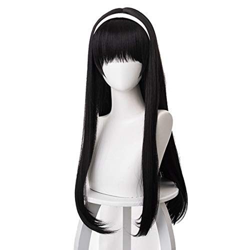 GJBXP Game Identity V Dream Witch Kawakami Tomie Yidhra Cosplay Wig Long Straight Synthetic Hair Halloween Party Women Wigs Pelucas One Size Tomie Yidhra