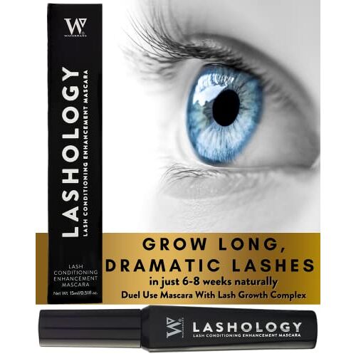 Watermans Lashology Eyelash Growth Mascara in Black, wimperserum in een mascara voor dikkere, sterkere, vollere en langer ogende wimpers